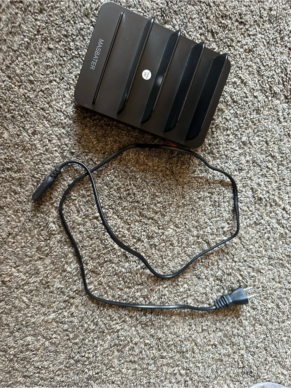 Black Charging Station for Multiple Devices
